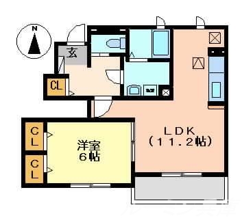 舞子坂ヒルズの間取り写真