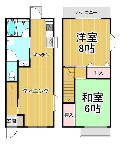 ジュエルコート甲子園口4-1の間取り写真
