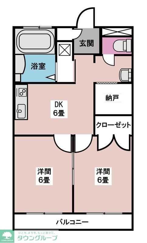 サンヒルズ太田南の間取り写真