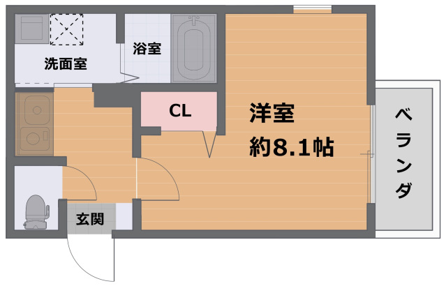 地下鉄東西線 椥辻駅 徒歩12分 3階建 築1年の間取り写真