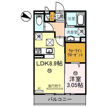 カーサシリエージョの間取り写真