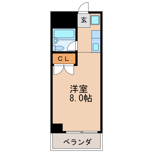 シャトー栄の間取り写真