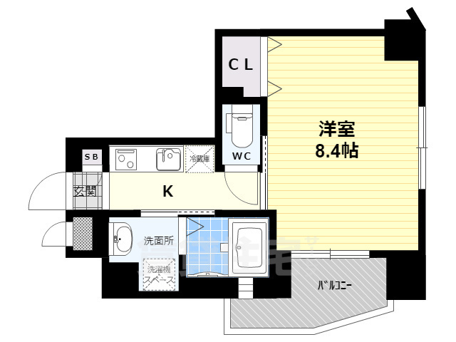 ベラジオ京都烏丸十条の間取り写真
