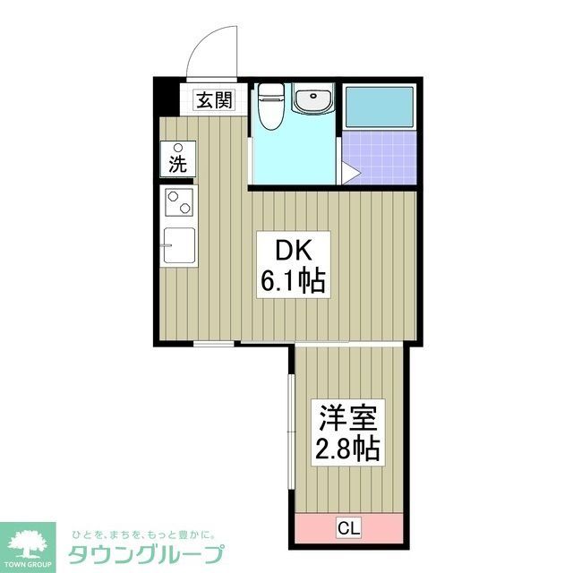 小田急江ノ島線 藤沢本町駅 徒歩9分 3階建 築1年の間取り写真