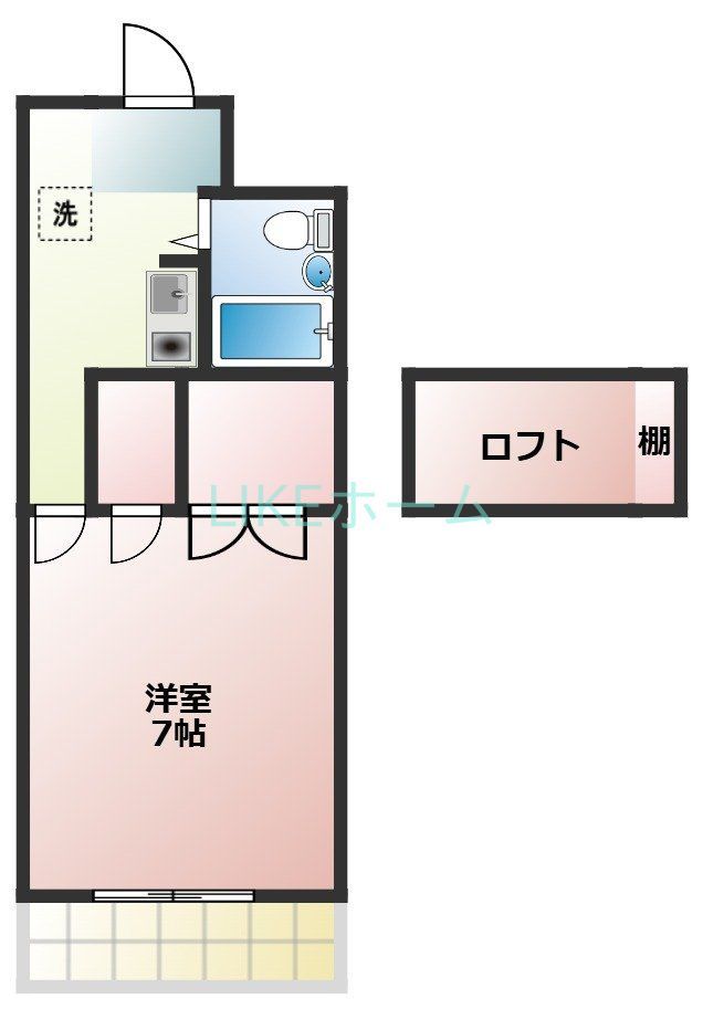 フォレストIの間取り写真