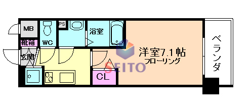 スワンズシティ梅田ウエストの間取り写真