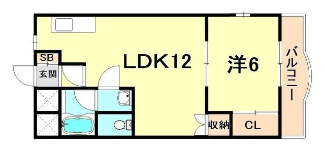 リアライズ御影の間取り写真