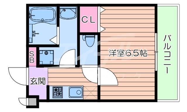 プルメリア東正雀の間取り写真