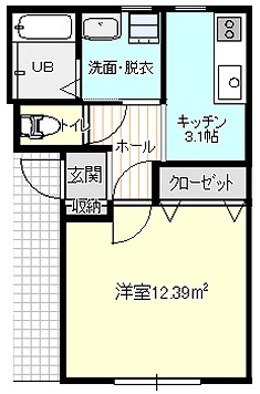 エルウッド１８A棟の間取り