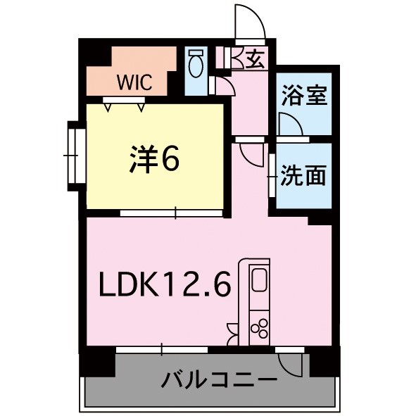 Lestia坪井の間取り