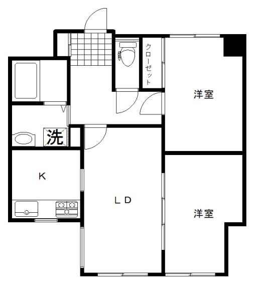 アルカディア岡崎の間取り