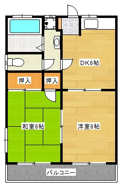 レイクサイド天山の間取り