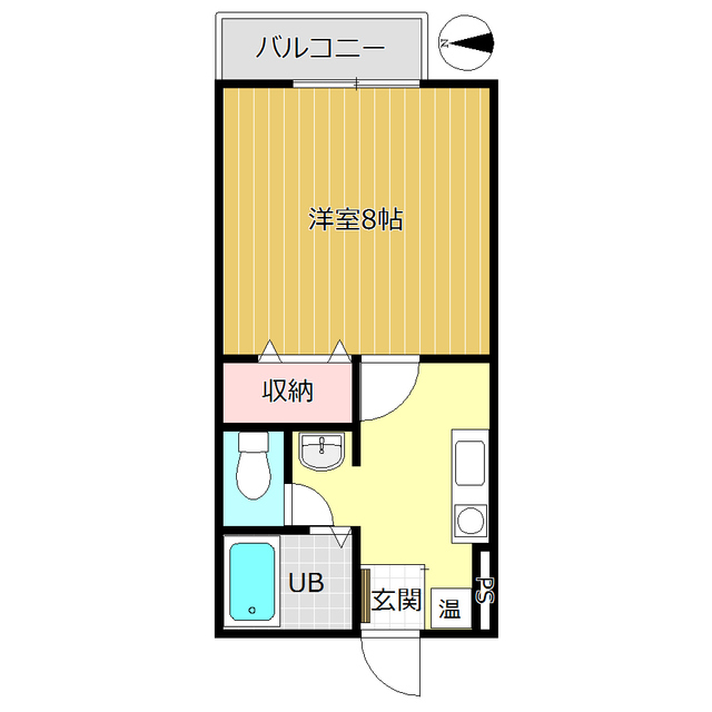 エレメゾン２１の間取り