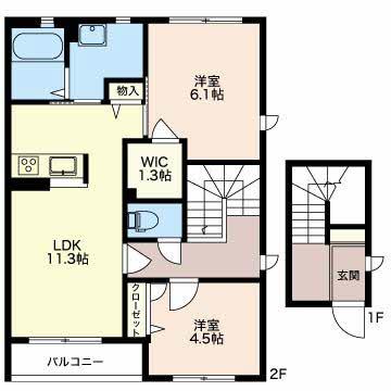 フォロロマーノゆきの間取り