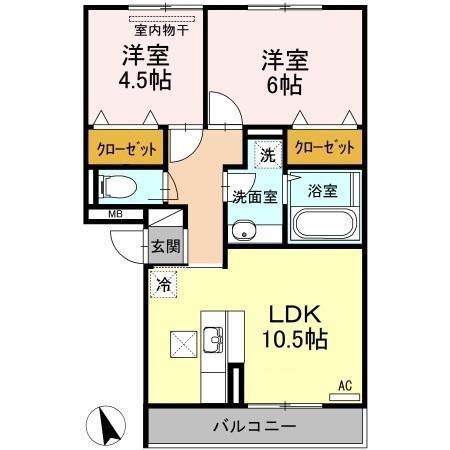 ラ・フレーズの間取り