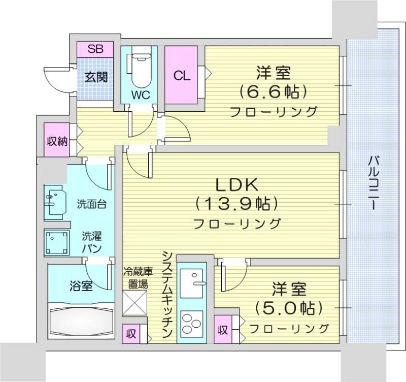 ONE札幌ステーションタワーの間取り