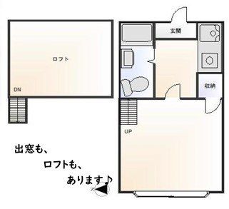 新座市新堀のアパートの間取り