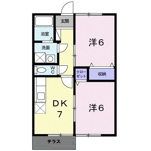 ニューエルディム小西Ａの間取り