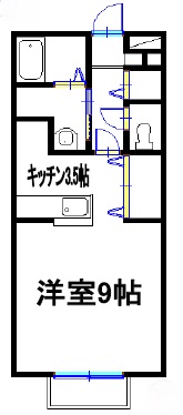 フレッツァ広畑の間取り