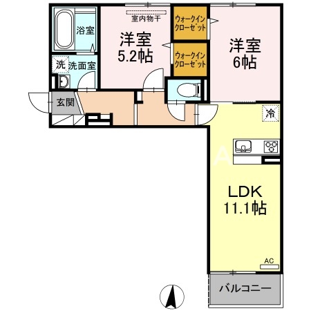 パームツリーBの間取り