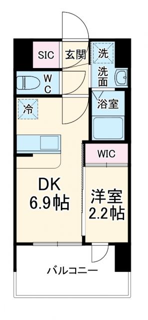 セレニテ十三ミラクの間取り