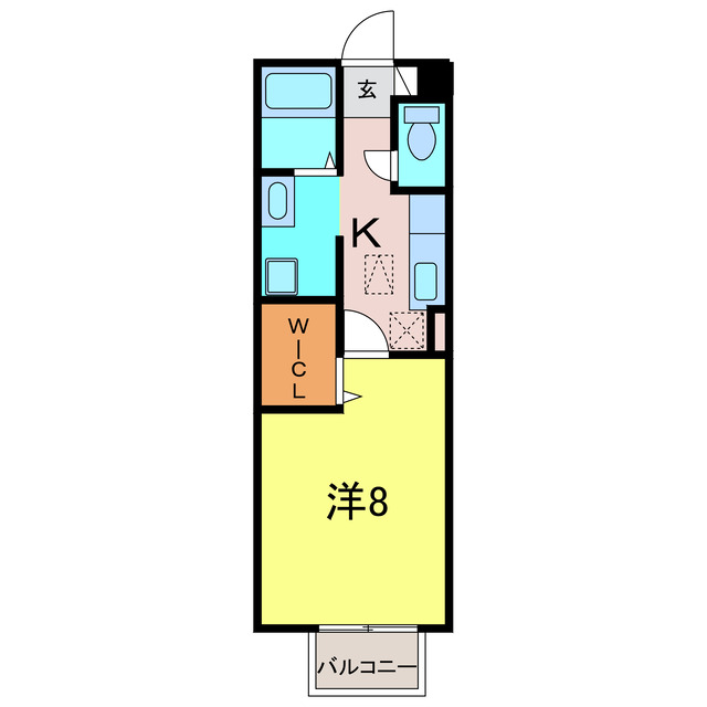 クレールアヴニールＢの間取り