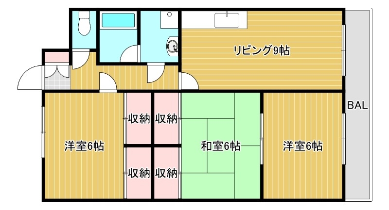 キャッスル林の間取り