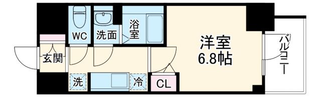 アドバンス大阪ストーリアの間取り