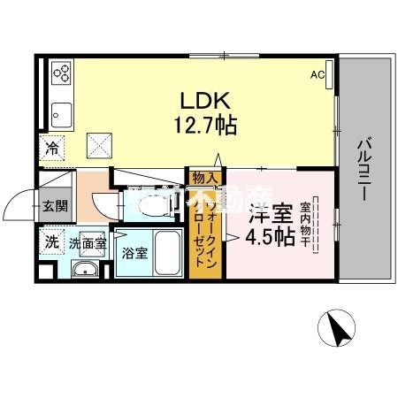 Ｆｙ－ｓｔｙｌｅ　Ｔａｍａｎａの間取り