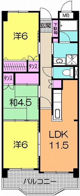 高橋ビルIの間取り