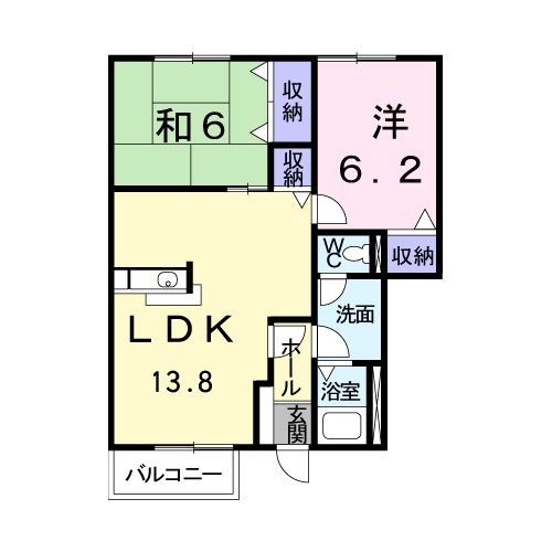 アルカディアＣの間取り