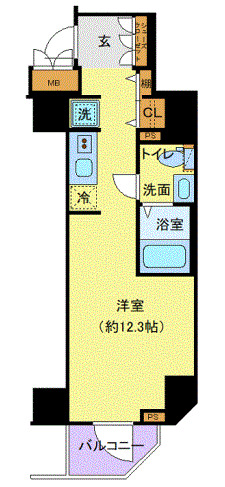 AZEST横濱大通り公園の間取り