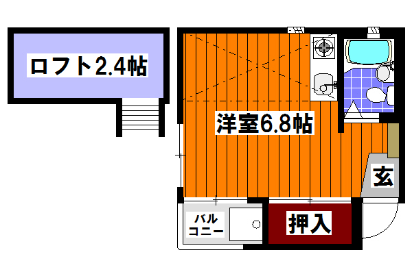 【グレースサンライズの間取り】