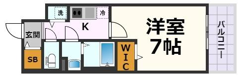 名古屋市中区新栄のマンションの間取り