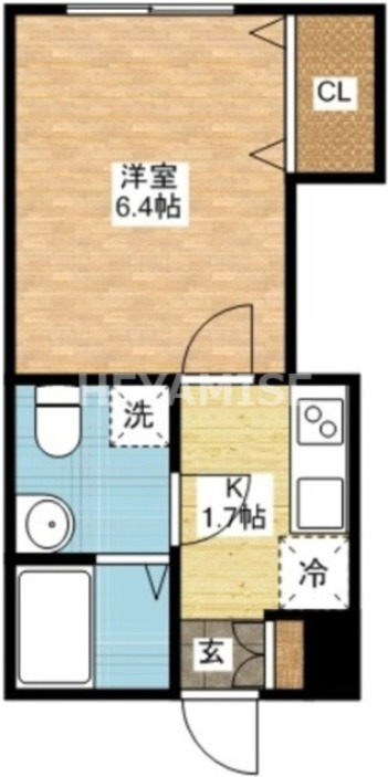 長崎市御船蔵町のマンションの間取り