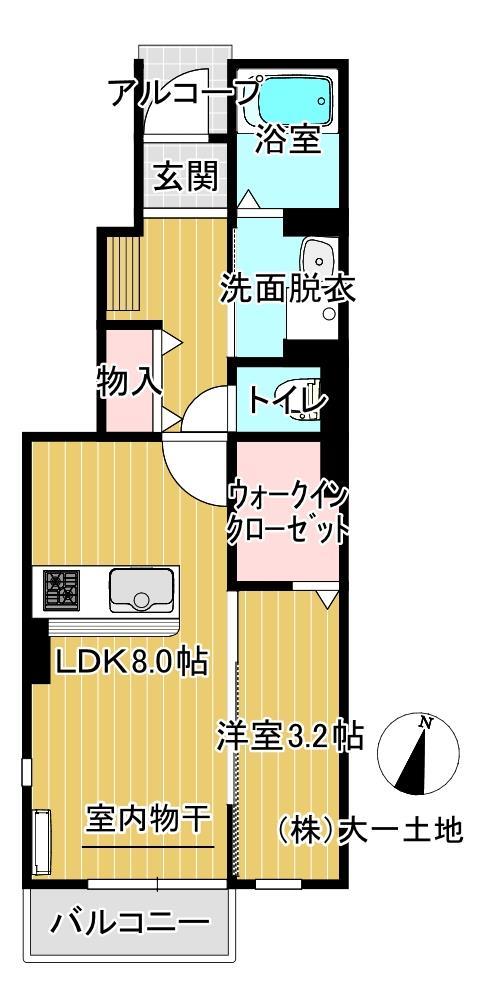 ＫＯＳＭＯＳIIの間取り