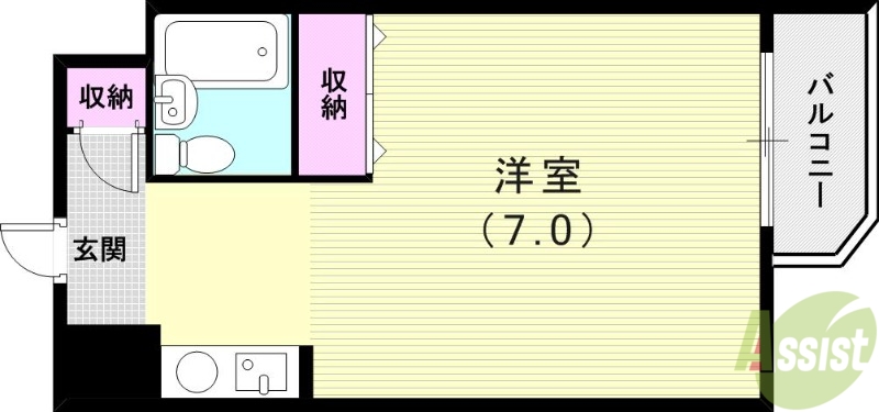 サムティ灘駅前の間取り