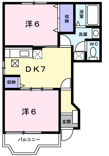 ファウンテンヒルIの間取り