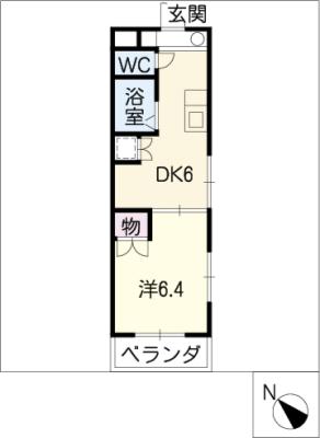 ユニオンハイツ日比野の間取り