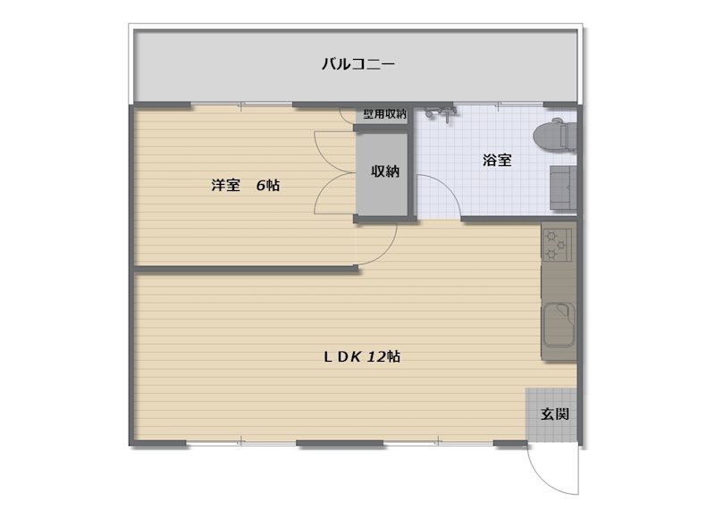 コーポ宮里2号の間取り