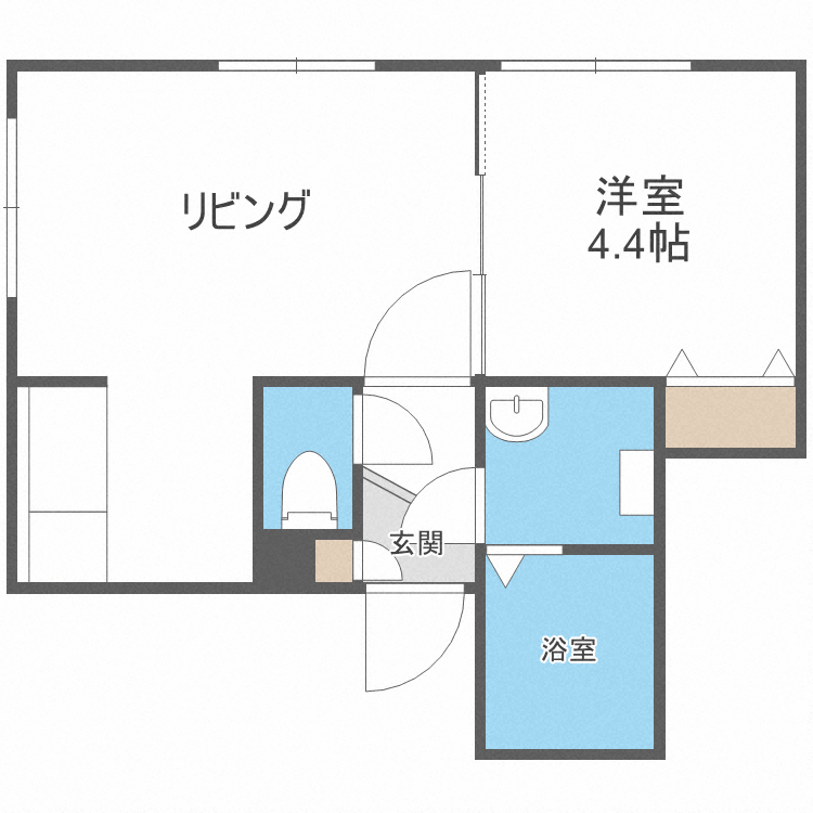 セルマ北元町の間取り