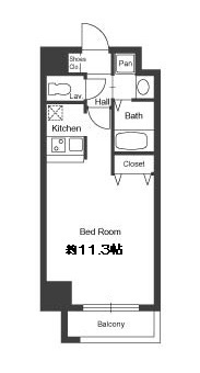 WILLDO松屋町の間取り