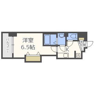 Luxe難波西Iの間取り