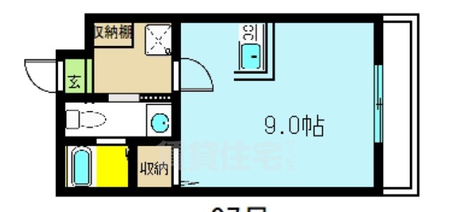 フラッティ北山の間取り