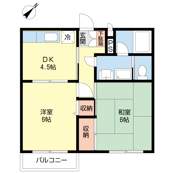 サンガーデンハイツIIの間取り