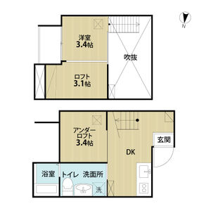 セジョリシュシュの間取り