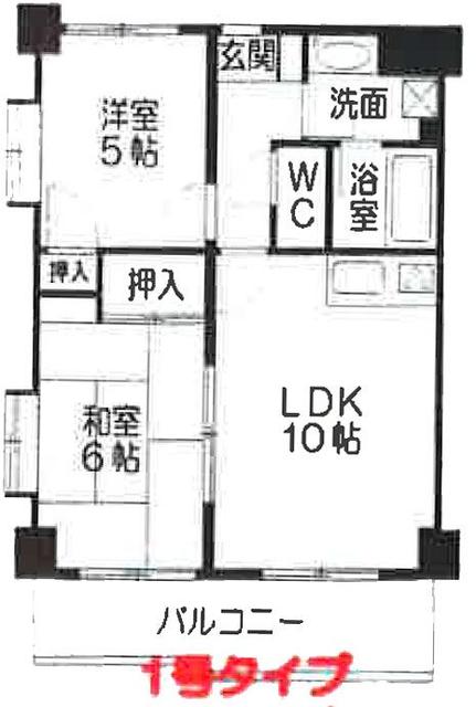 ＫステーションII篠栗の間取り