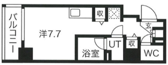 クラリッサ横浜ノワールの間取り