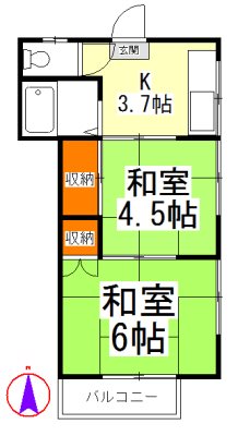 シャトレムトウの間取り