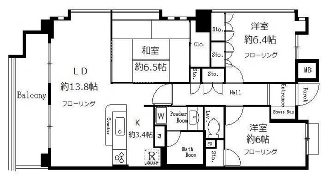 UURコート志木の間取り